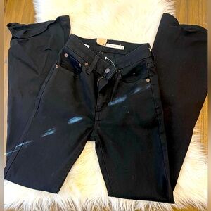 NEW Black Levi’s 726 Flare sz 26 length 30”